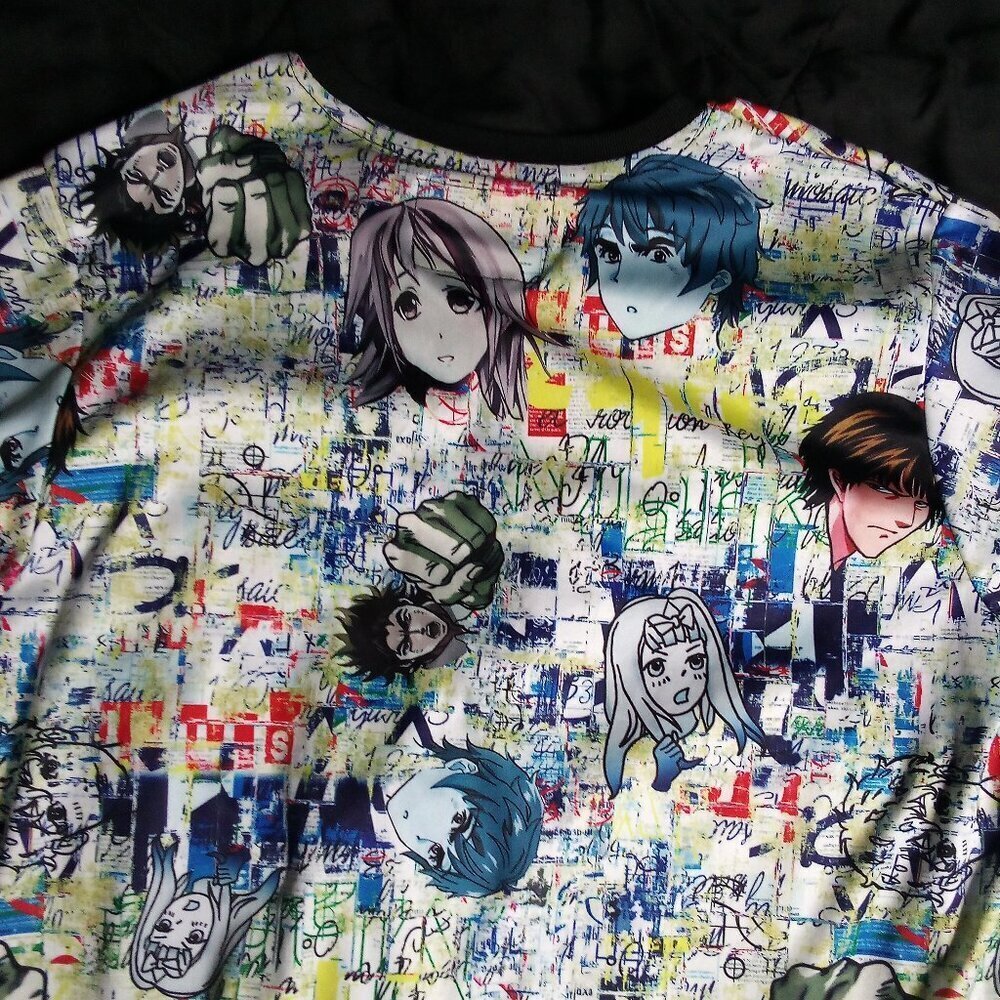 Drill Clothing Fresh Prints Of Tokyo Anime Manga AOP T-Shirt
